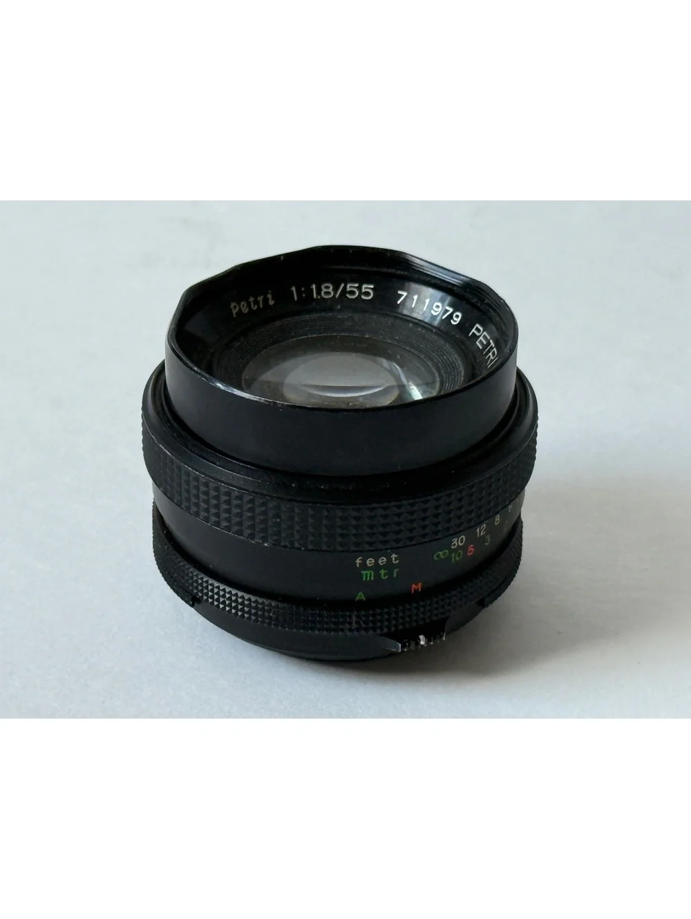 Petri CC Auto 55mm f/1.8 Lens M42 Mount — Clean Clear Glass — Portrait Lens